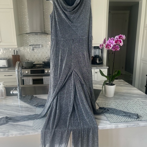ALGO Holiday wear a shimmering shining vintage jumpsuit size 12 it’s fabulous💎 - Picture 15 of 16